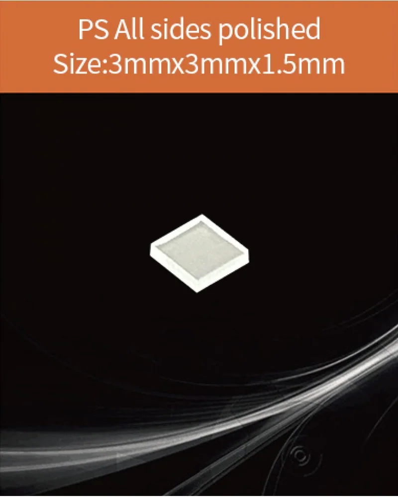 Plastic 3x3x1.5mm - Plastic scintillator by EPIC Crystal