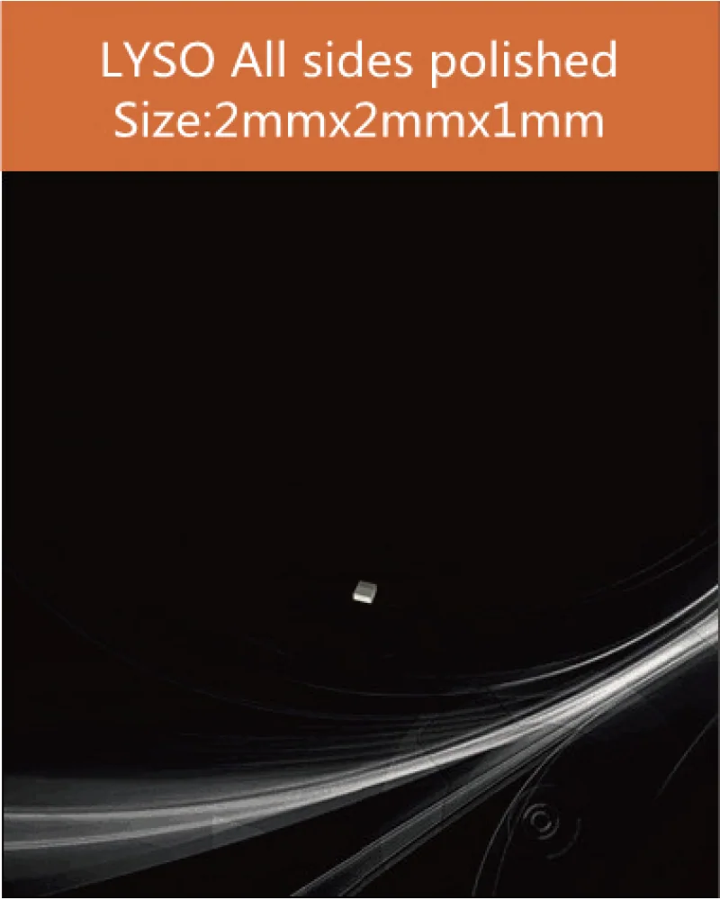 2 x 2 x 1 mm all sides polished - LYSO(Ce) scintillation crystal by EPIC Crystal