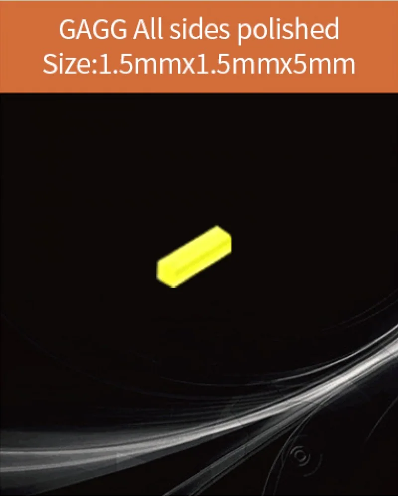 GAGG-Scintillator-1.5x1.5x5mm - GAGG(Ce) scintillation crystal by EPIC Crystal