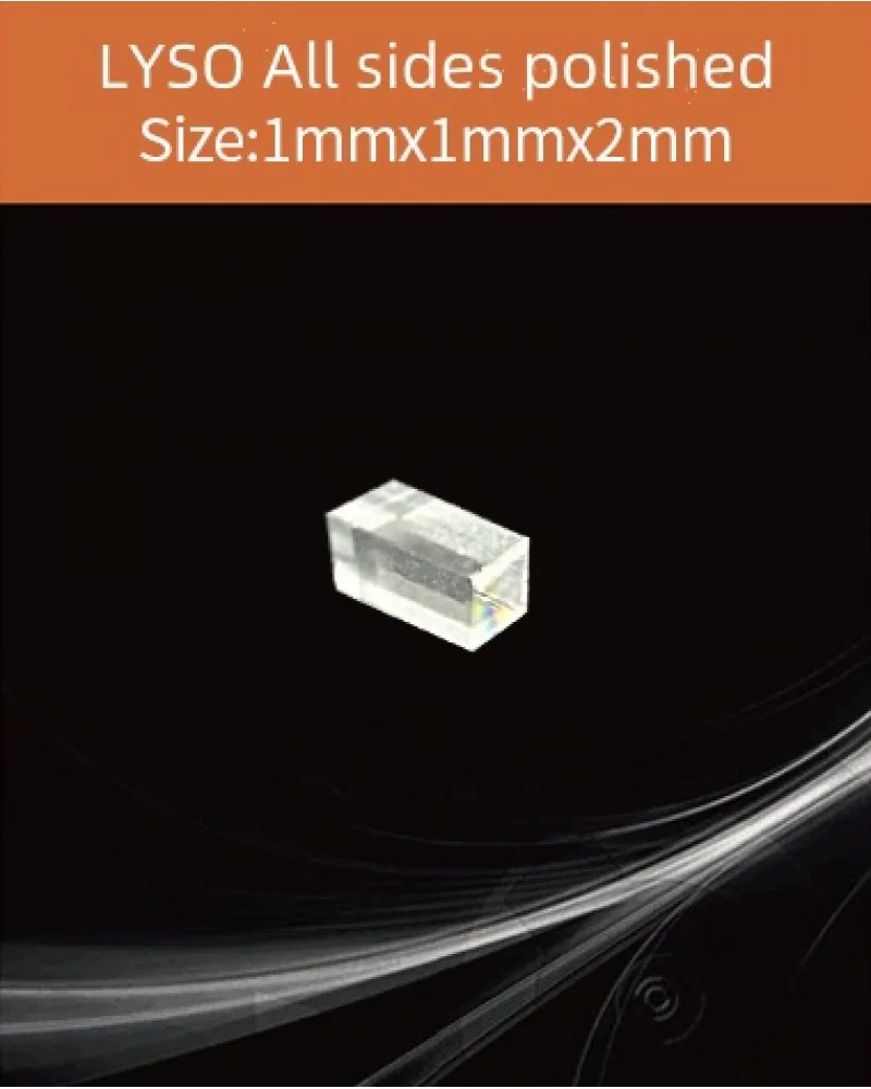 1x1x2mm all sides polished - LYSO(Ce) scintillation crystal by EPIC Crystal
