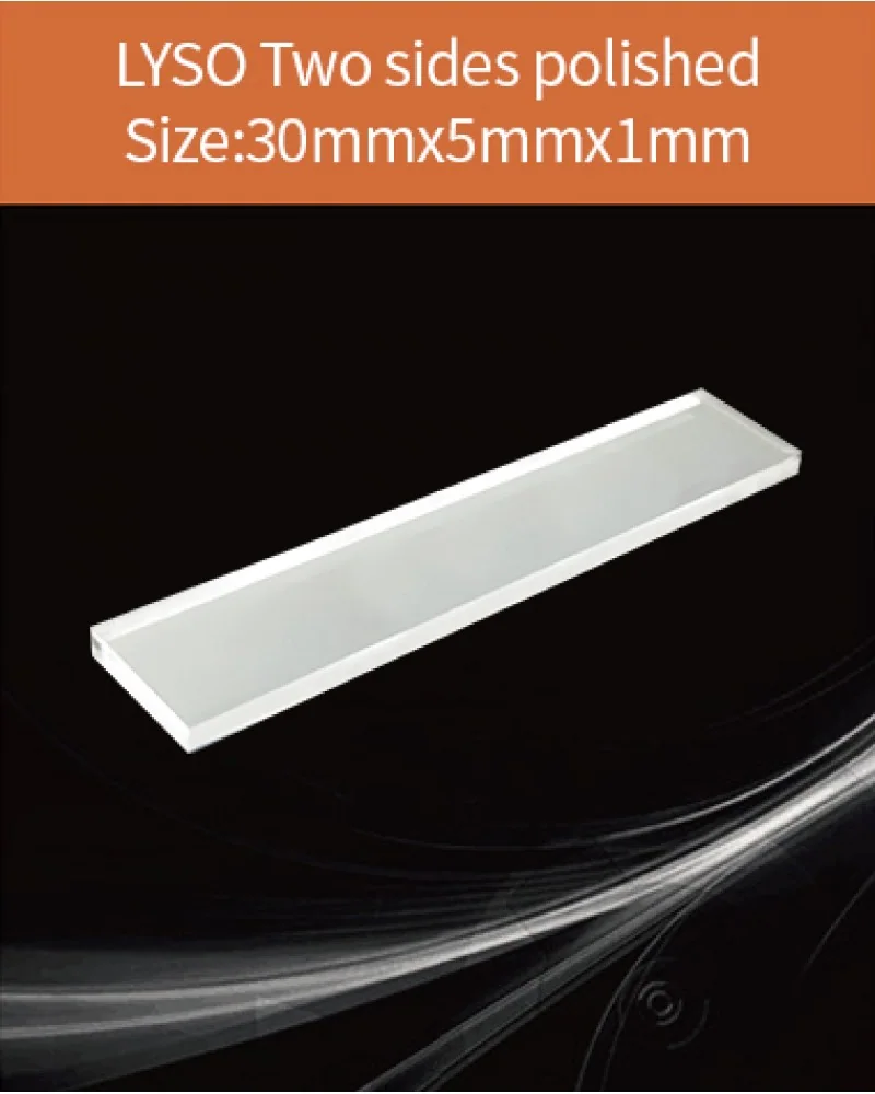 30x5x1mm both sides polished - LYSO(Ce) scintillation crystal by EPIC Crystal