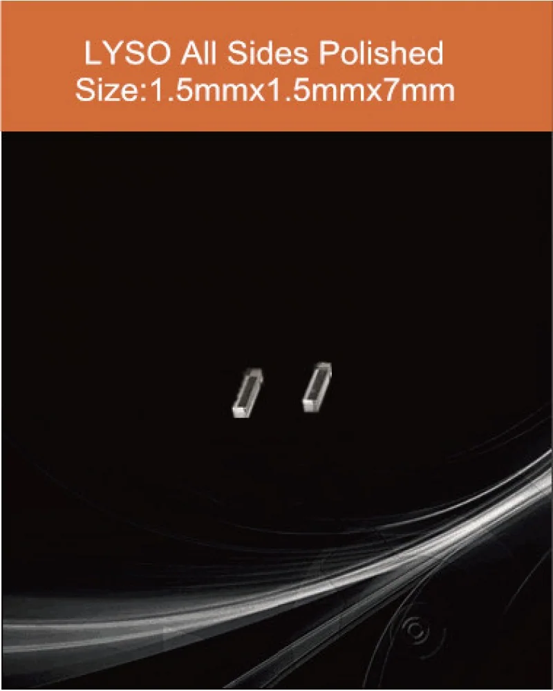 1.5 x 1.5 x 7mm all sides polished - LYSO(Ce) scintillation crystal by EPIC Crystal