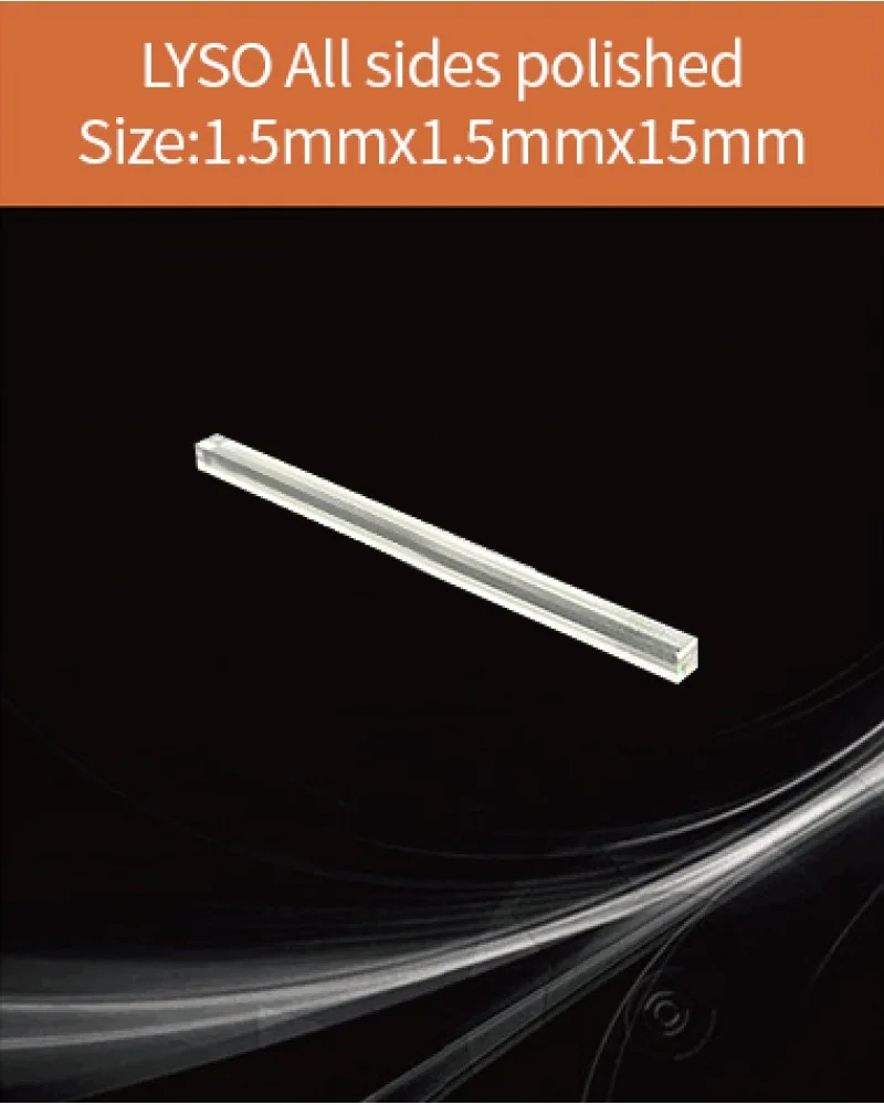 1.5x1.5x15mm both sides polished - LYSO(Ce) scintillation crystal by EPIC Crystal