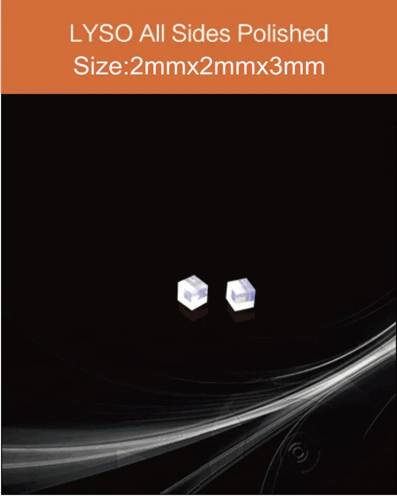 2 x 2 x 3 mm All sides polished - LYSO(Ce) scintillation crystal by EPIC Crystal