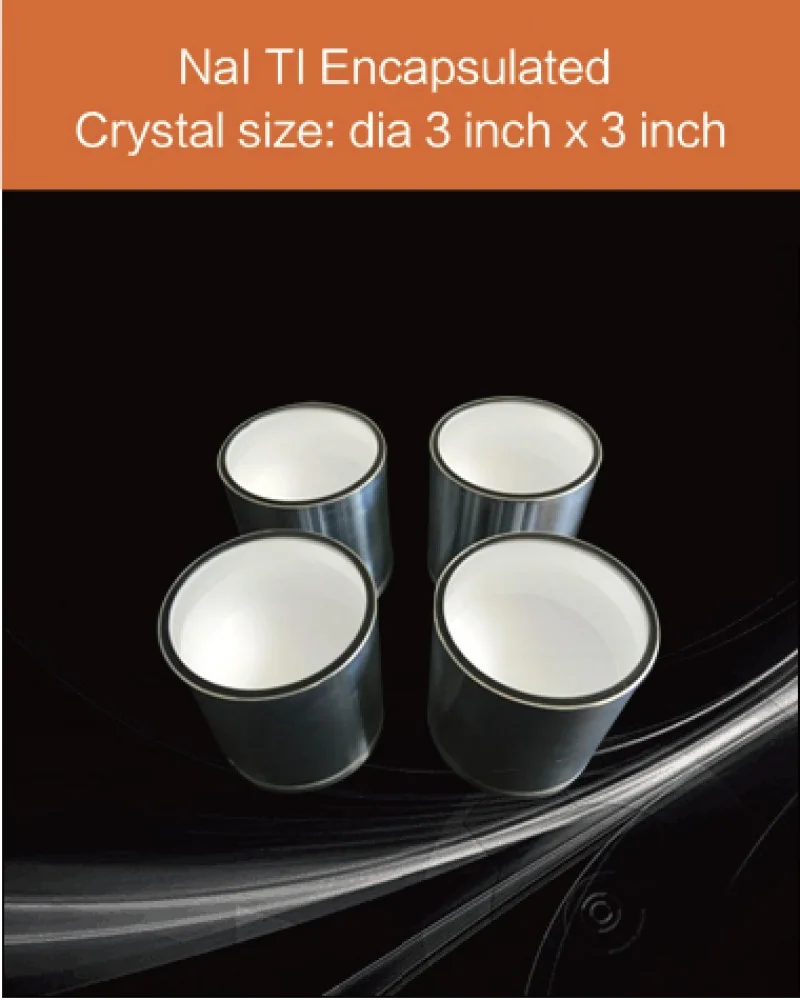 NaI TI diameter 3 inch x 3 inch - NaI(Tl) crystal and detector by EPIC Crystal