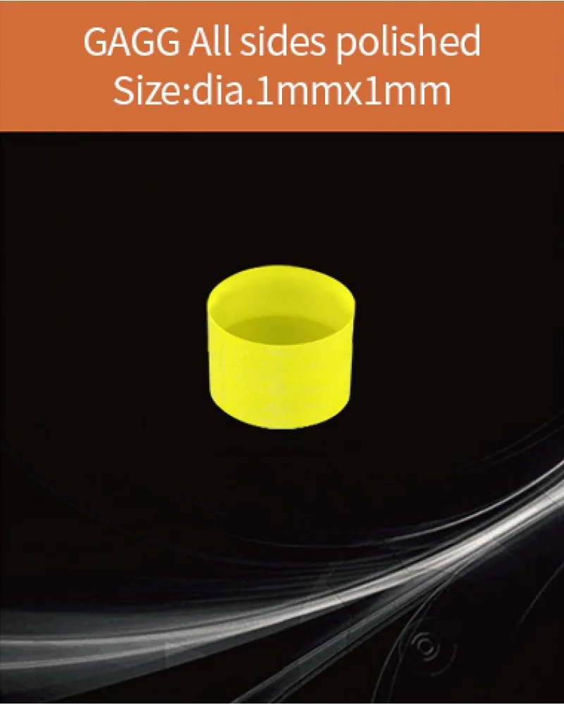 dia.1x1mm all sides polished - YAG(Ce) & YAP(Ce) crystal by EPIC Crystal