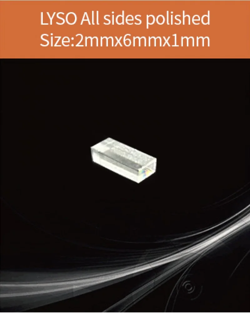 LYSO all sides polished 2x6x1mm - LYSO(Ce) scintillation crystal by EPIC Crystal