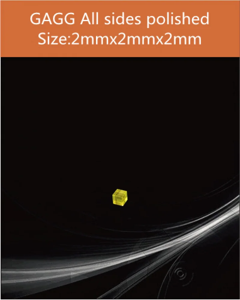 GAGG-Scintillator-2x2x2mm - GAGG(Ce) scintillation crystal by EPIC Crystal
