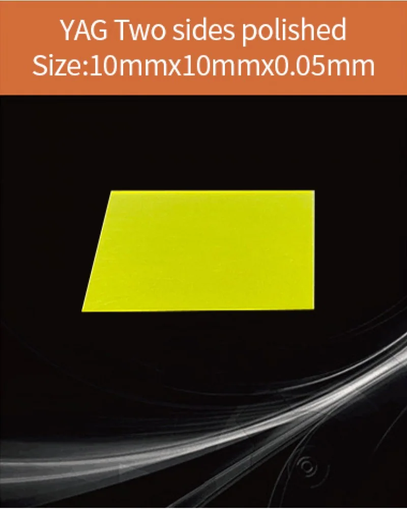 YAG(Ce) / YAP(Ce) YAG Ce 10x10x0.05mm - YAG(Ce) & YAP(Ce) crystal by EPIC Crystal