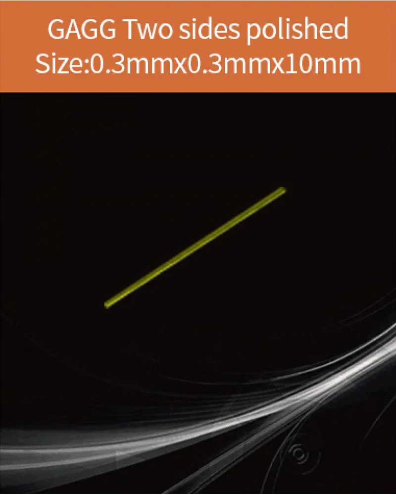 GAGG-Scintillator-0.3x0.3x10mm - GAGG(Ce) scintillation crystal by EPIC Crystal
