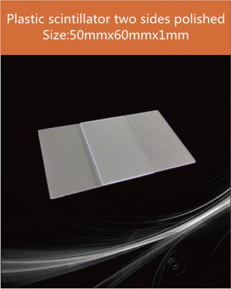 Plastic 50x60x1mm - Plastic scintillator by EPIC Crystal
