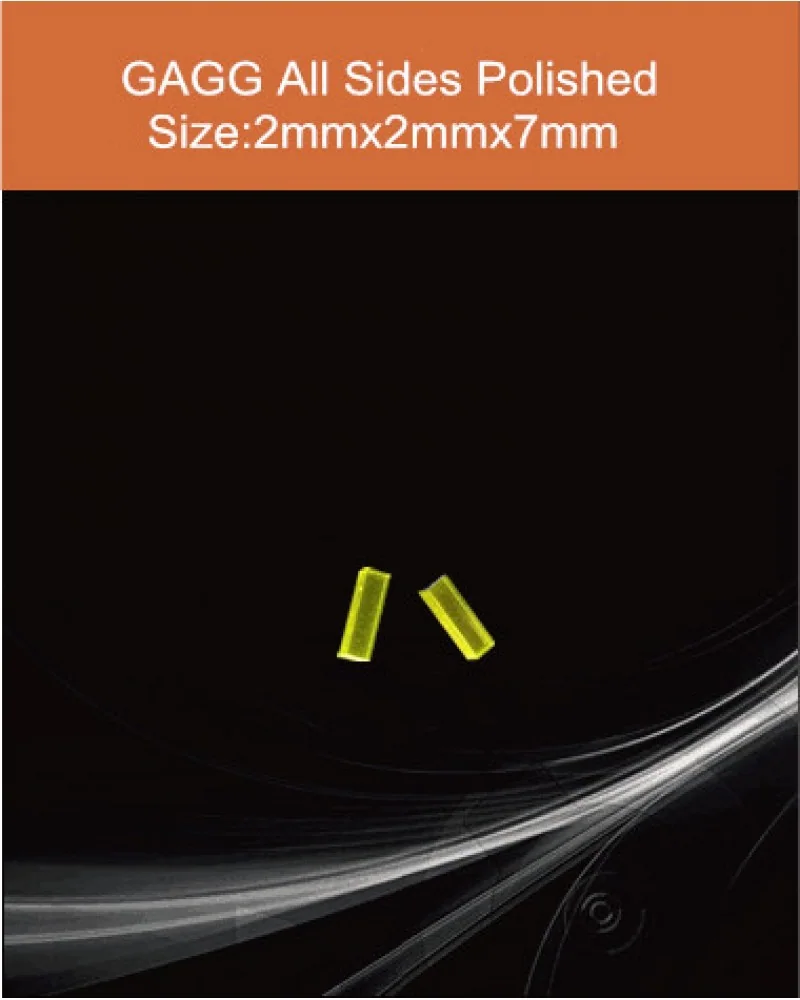 GAGG(Ce) 2x2x7mm - GAGG(Ce) scintillation crystal by EPIC Crystal