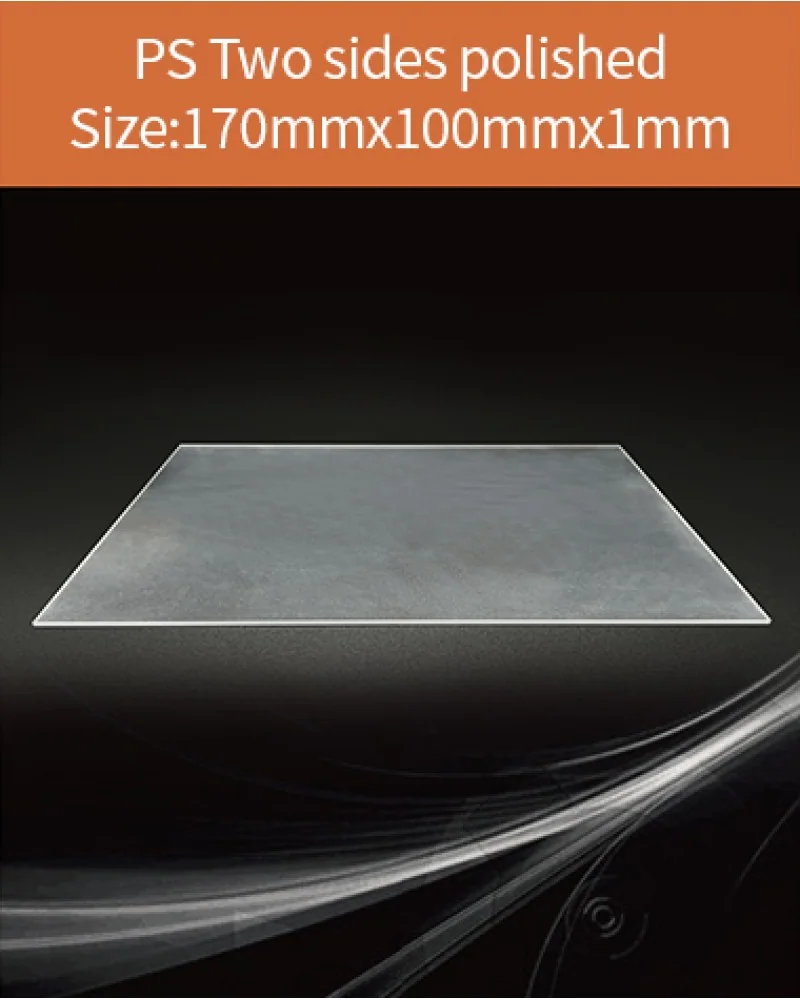 Plastic 170x100x1mm - Plastic scintillator by EPIC Crystal