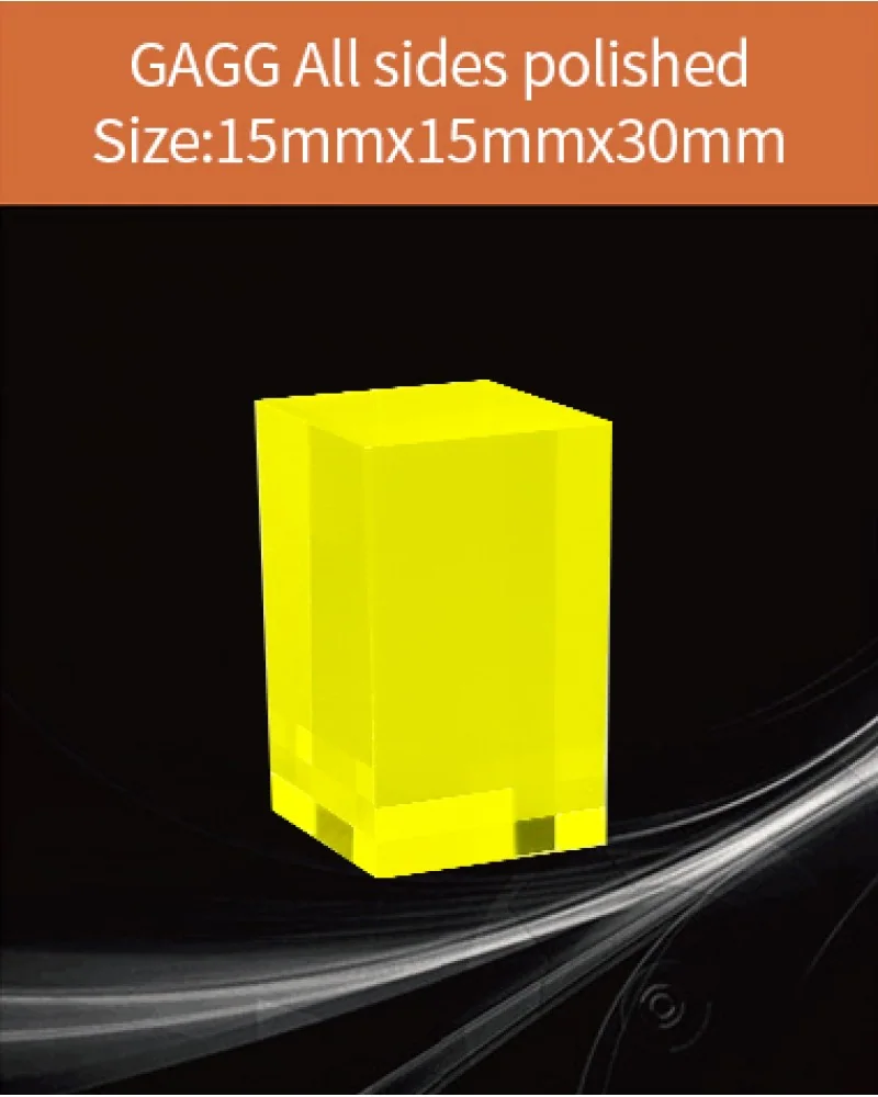 GAGG-Scintillator-15x15x30mm - GAGG(Ce) scintillation crystal by EPIC Crystal