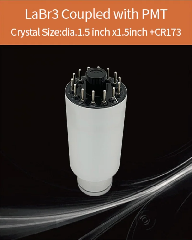 LaBr3 / CeBr3 ELBC-D38H38/2T01 - LaBr3 & CeBr3 crystal and detector by EPIC Crystal