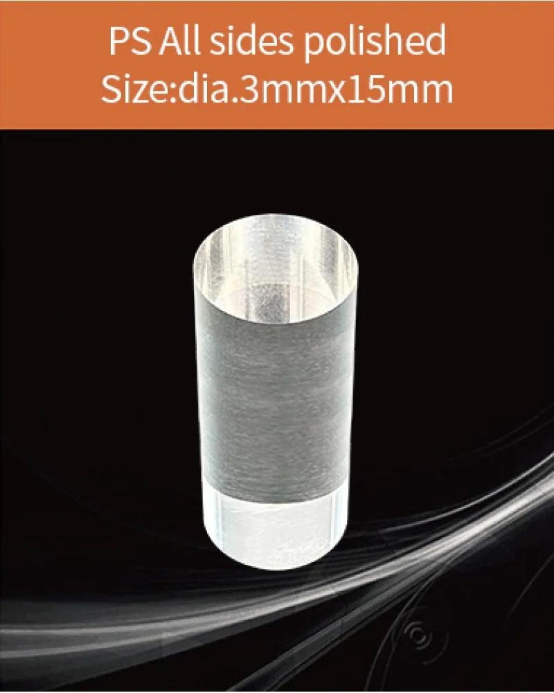 Plastic diameter 3x15mm - Plastic scintillator by EPIC Crystal