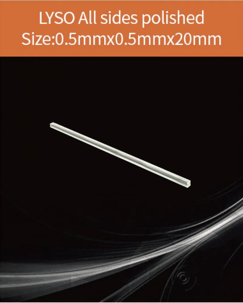 0.5x0.5x20mm all sides polished - LYSO(Ce) scintillation crystal by EPIC Crystal