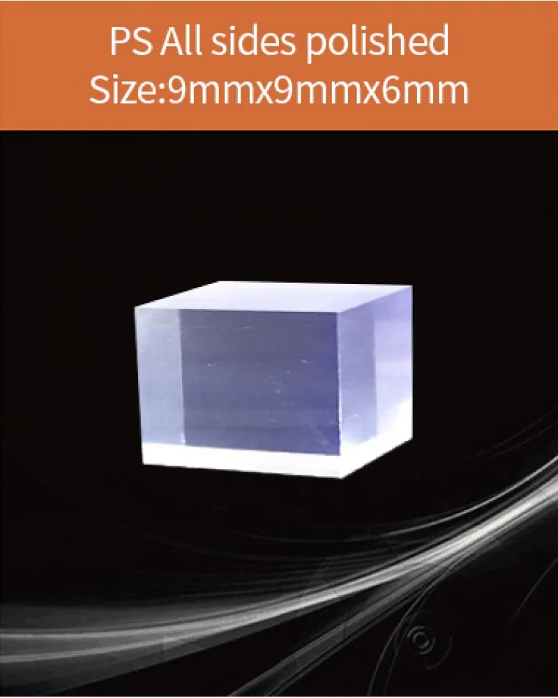 Plastic 9x9x6mm - Plastic scintillator by EPIC Crystal