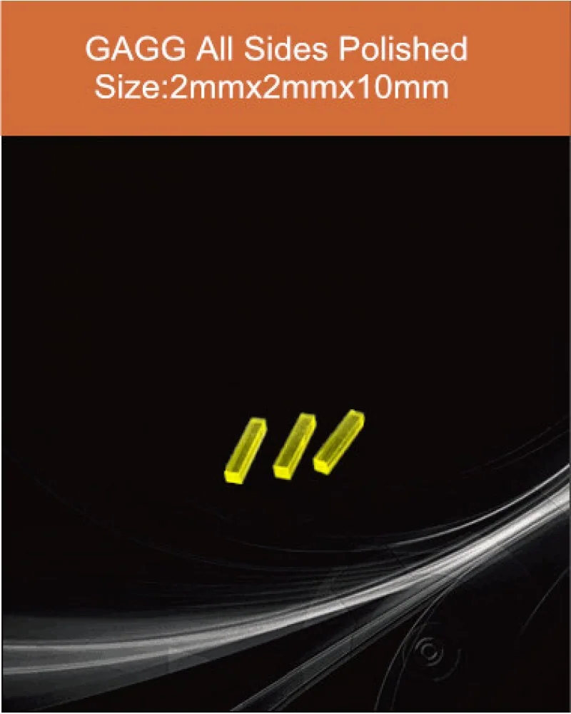 GAGG(Ce) 2x2x10mm - GAGG(Ce) scintillation crystal by EPIC Crystal