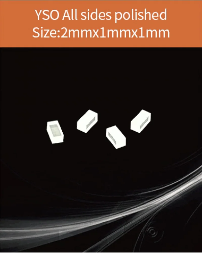 YSO-2x1x1mm - YSO(Ce) scintillation crystal by EPIC Crystal