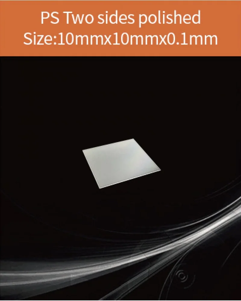 Plastic 10x10x0.1mm - Plastic scintillator by EPIC Crystal
