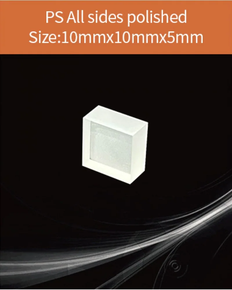 Plastic 10x10x5mm - Plastic scintillator by EPIC Crystal
