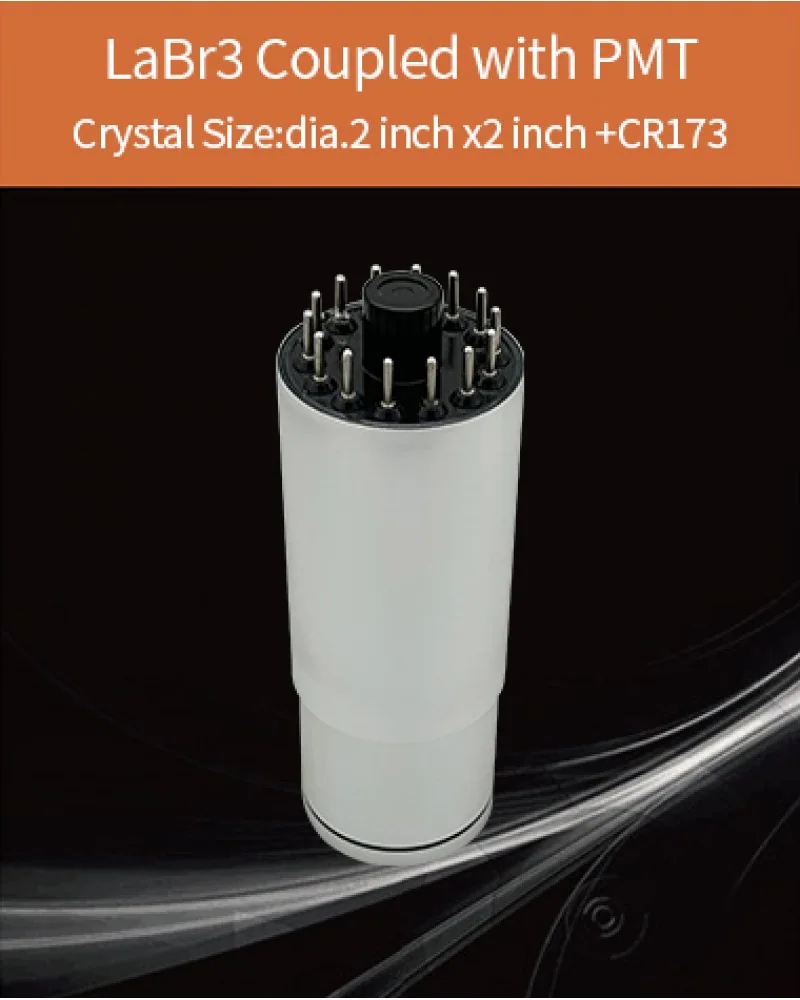 LaBr3 / CeBr3 ELBC-D50H50/2T01 - LaBr3 & CeBr3 crystal and detector by EPIC Crystal
