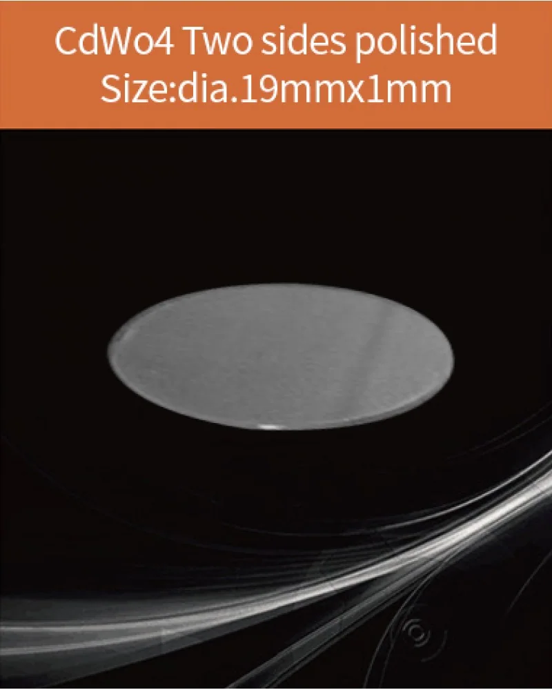 YAG(Ce) / YAP(Ce) YAP:Ce diameter 19x1mm - YAG(Ce) & YAP(Ce) crystal by EPIC Crystal