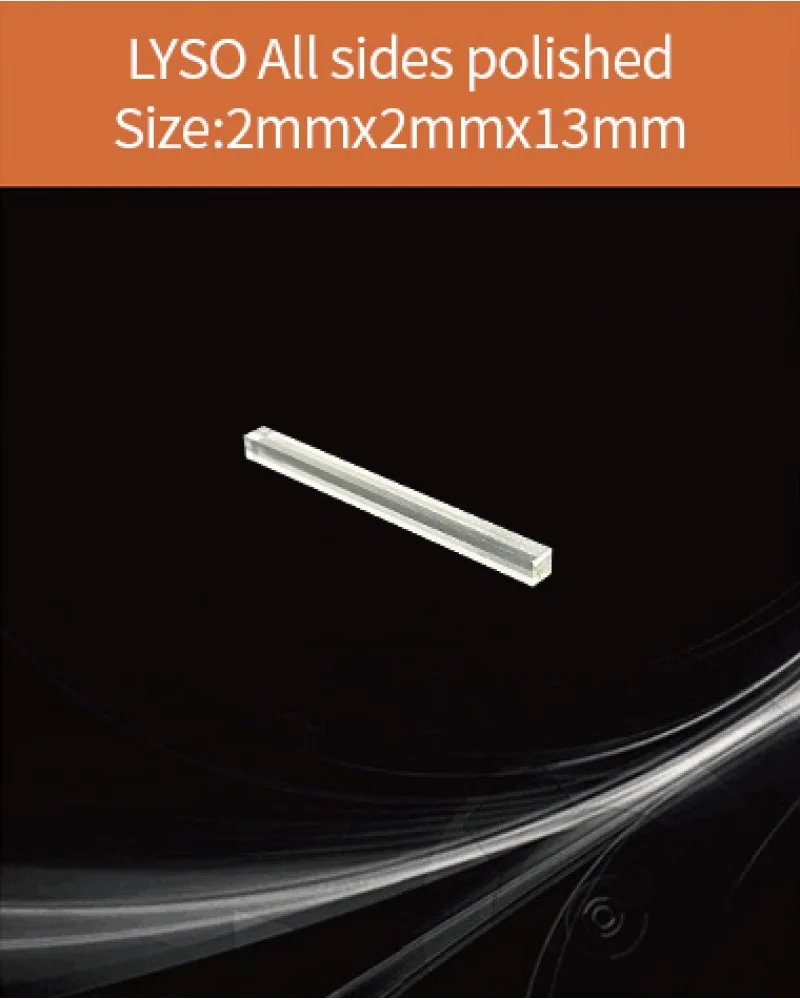 2x2x13mm all sides polished - LYSO(Ce) scintillation crystal by EPIC Crystal