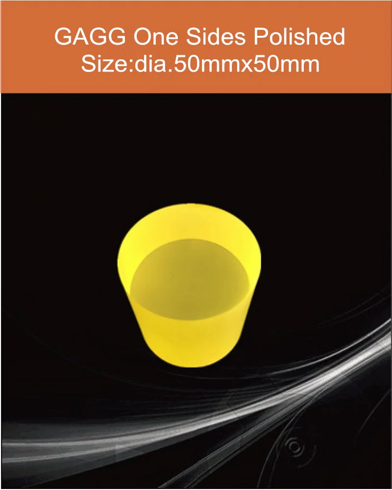 GAGG-Scintillator- 50mmx50mm - GAGG(Ce) scintillation crystal by EPIC Crystal