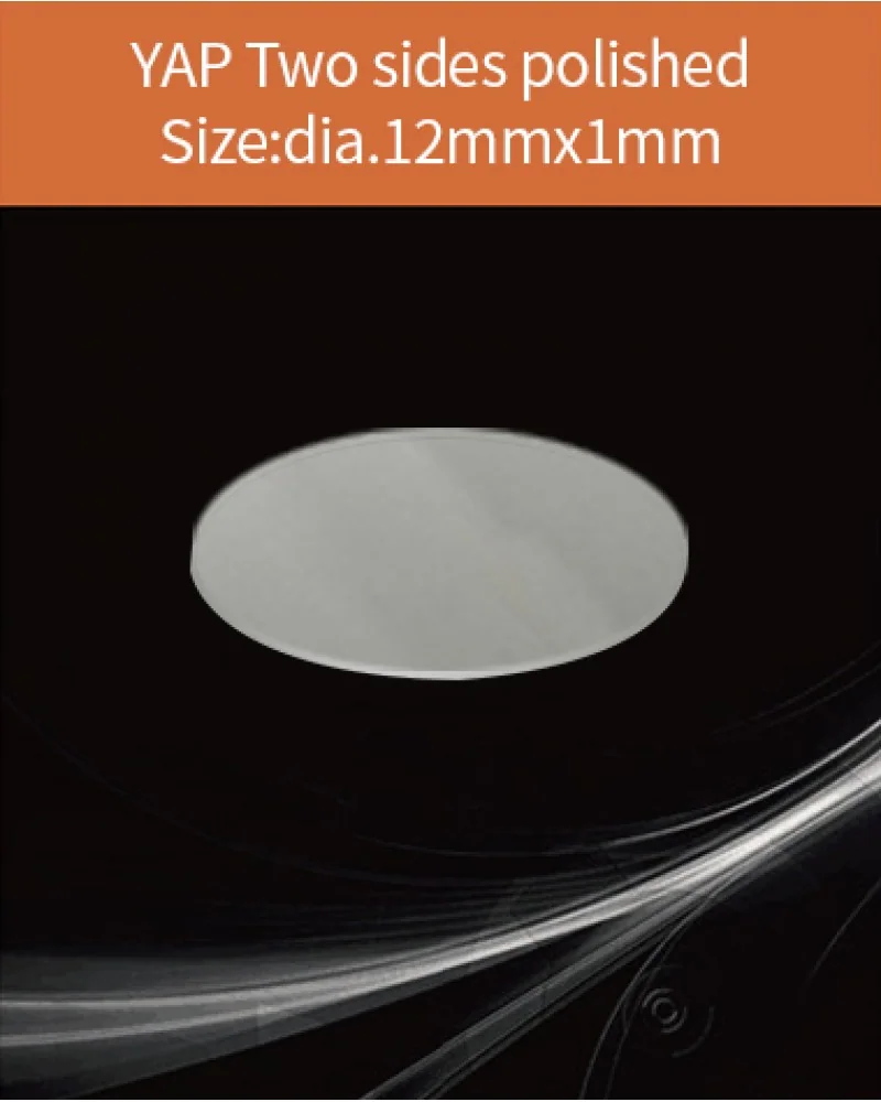 YAG(Ce) / YAP(Ce) YAP:Ce diameter 12x1mm - YAG(Ce) & YAP(Ce) crystal by EPIC Crystal