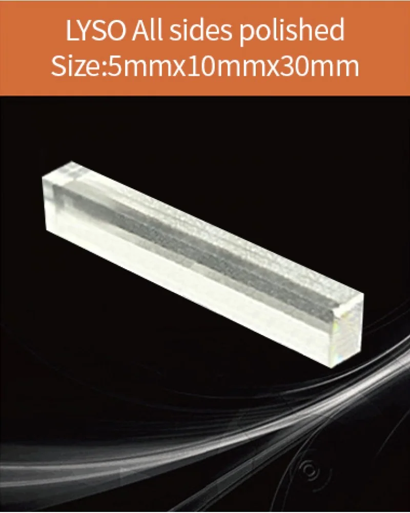 5x10x30mm all sides polished - LYSO(Ce) scintillation crystal by EPIC Crystal