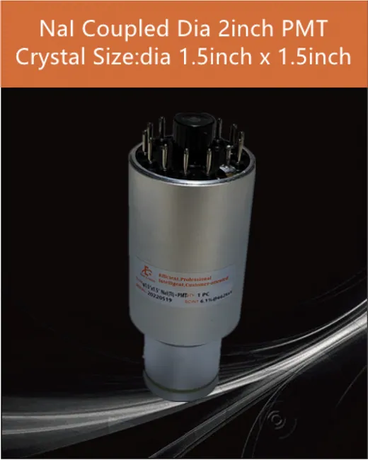diameter 1.5"x1.5" with PMT CR173 scintillation crystal by EPIC Crystal