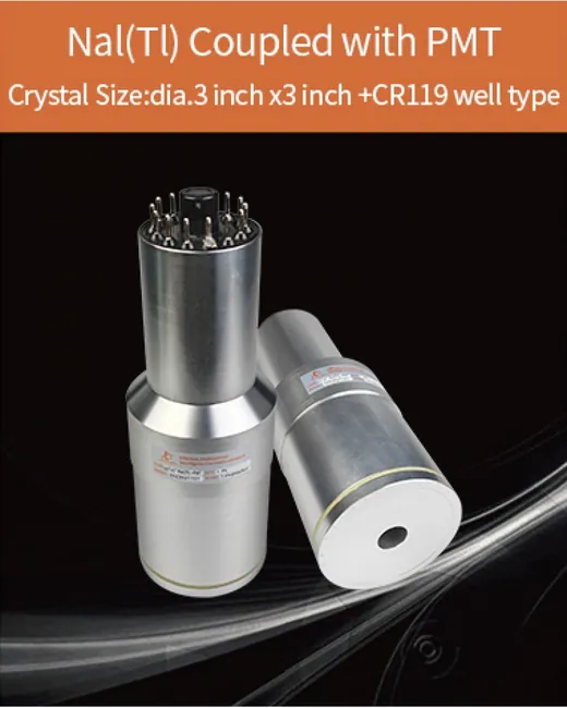 NaI(Tl) ENAI-WD76H76/3T01 scintillation crystal by EPIC Crystal
