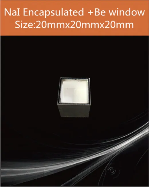 NaI TI 20x20x20mm scintillation crystal by EPIC Crystal
