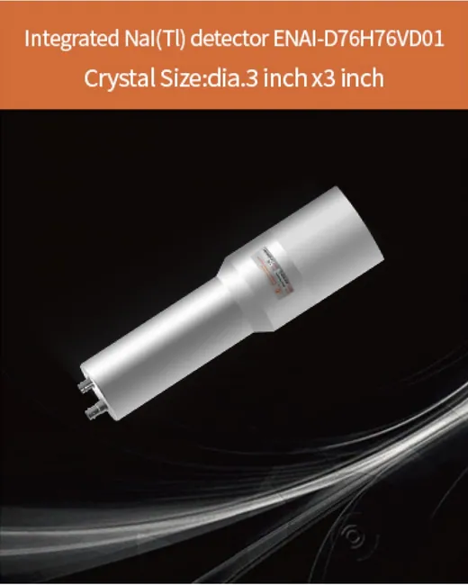 NaI(Tl) ENAI-D76H76VD01 scintillation crystal by EPIC Crystal