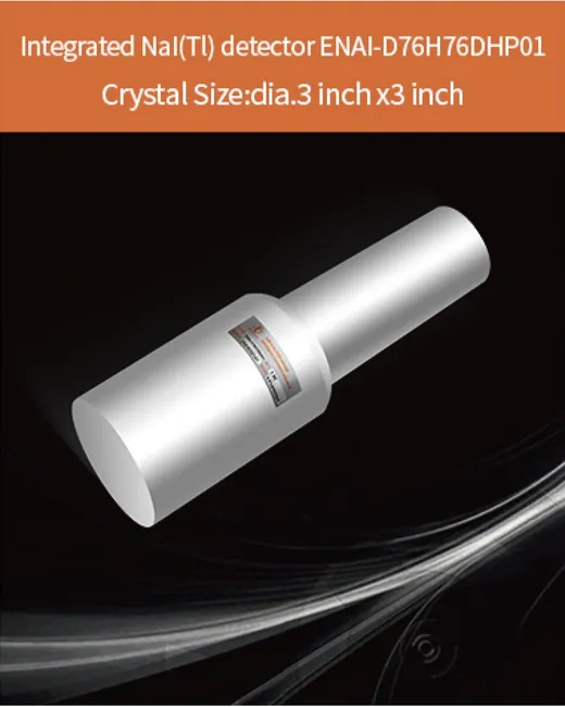 NaI(Tl) ENAI-D76H76DHP01 scintillation crystal by EPIC Crystal