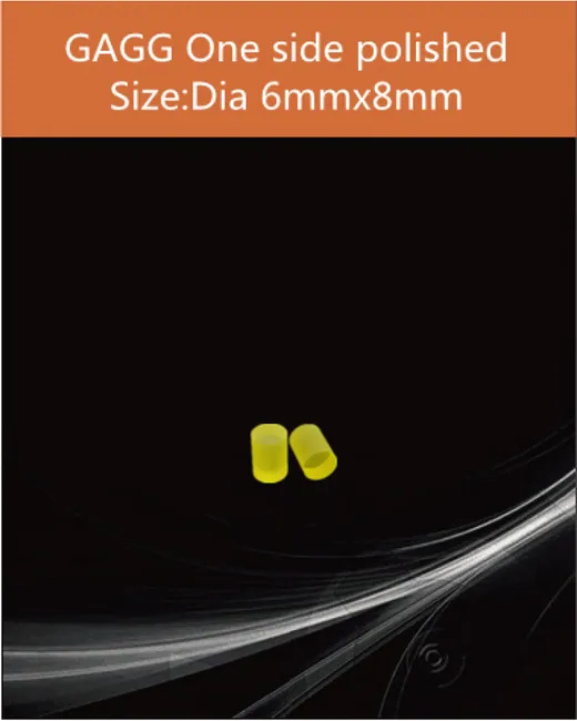 GAGG-Scintillator-Dia 6x8mm scintillation crystal by EPIC Crystal
