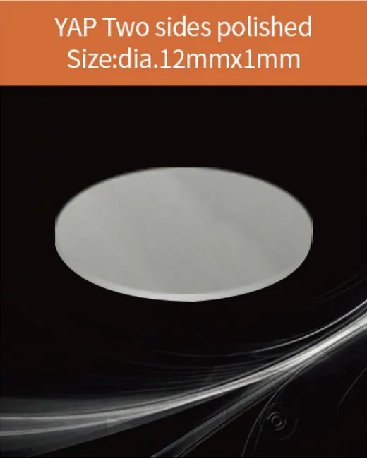 YAG(Ce) / YAP(Ce) YAP:Ce diameter 25x1mm scintillation crystal by EPIC Crystal