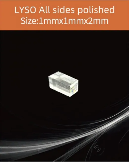 1x1x2mm all sides polished scintillation crystal by EPIC Crystal