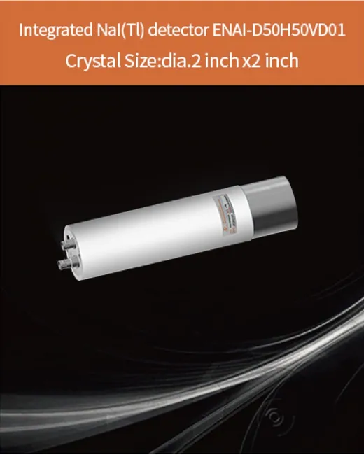 NaI(Tl) ENAI-D50H50VD01 scintillation crystal by EPIC Crystal