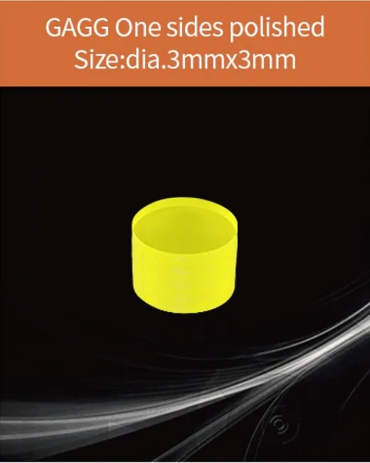GAGG-Scintillator-dia.3x3mm scintillation crystal by EPIC Crystal