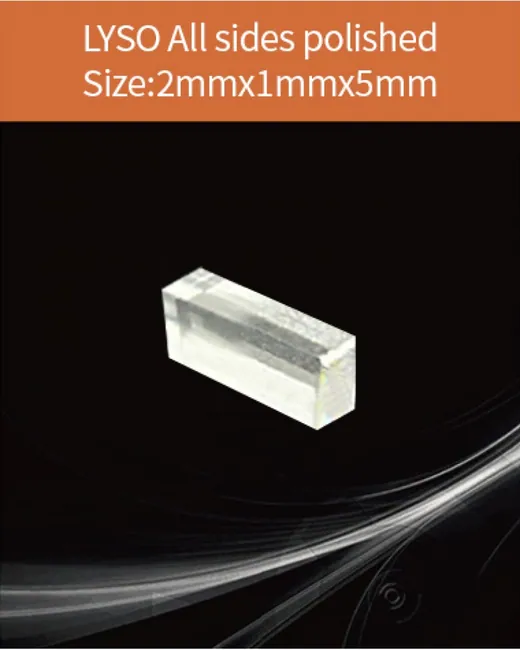 2x1x5mm all sides polished scintillation crystal by EPIC Crystal