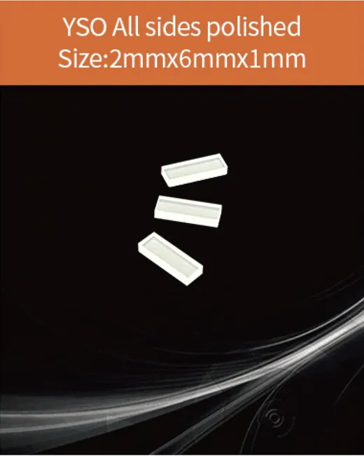 2x6x1mm scintillation crystal by EPIC Crystal