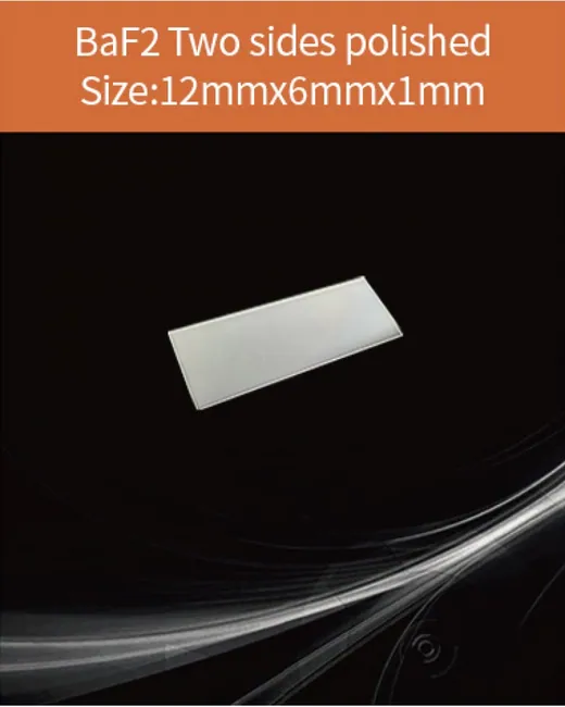 12x6x1mm both sides polished scintillation crystal by EPIC Crystal
