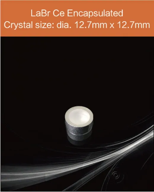 diameter 12.7mm x 12.7mm encapsulated scintillation crystal by EPIC Crystal