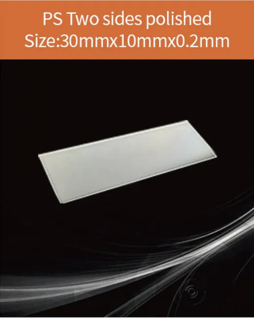 Plastic 30x10x0.2mm scintillation crystal by EPIC Crystal