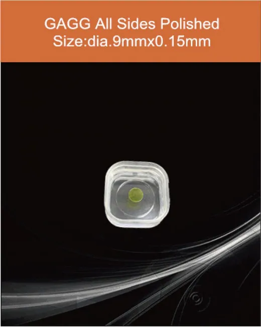 GAGG-Scintillator-9x0.15mm scintillation crystal by EPIC Crystal