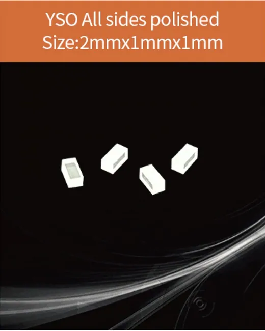 YSO-2x1x1mm scintillation crystal by EPIC Crystal