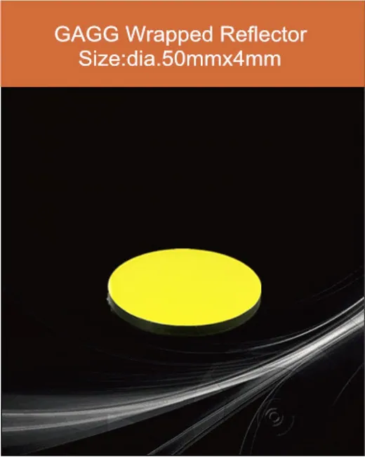 GAGG-Scintillator- 50x4mm scintillation crystal by EPIC Crystal